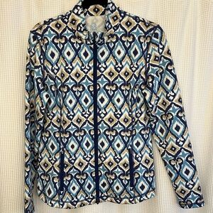 J. McLaughlin Zip Front Jacket (L)